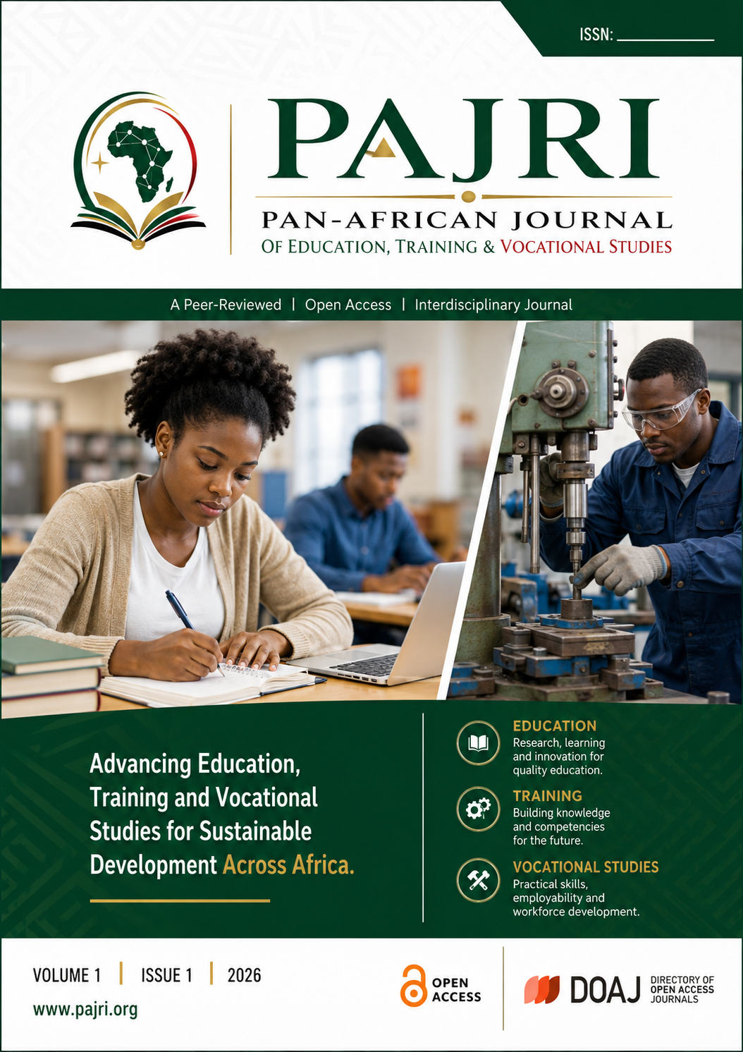 Pan-African Journal of Research and Innovation in Education, Training and Vocational Studies